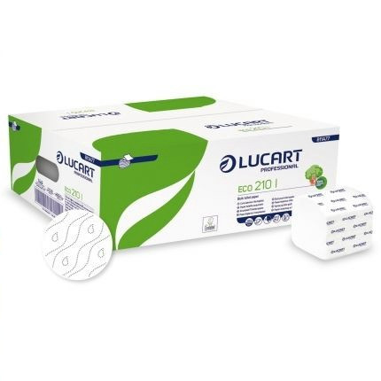 Toalettpapír Lucart ECO 210I Hajtogatott toalettpapír 811A77