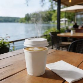 Fehér tető 2dl papírpoharakra (⌀80mm) 50 db/csomag