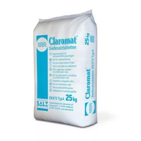 Claramat regeneráló sótabletta vízlágyításhoz 25kg-os