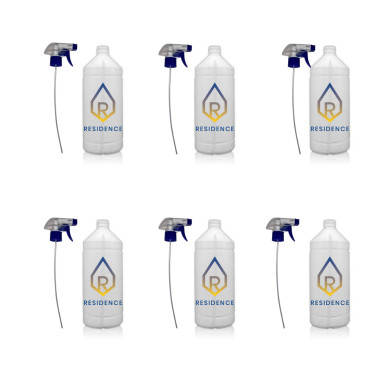 Grátisz Start Set (6 db flakon szórófejjel 500ml PE. hengeres, natur, fehér)