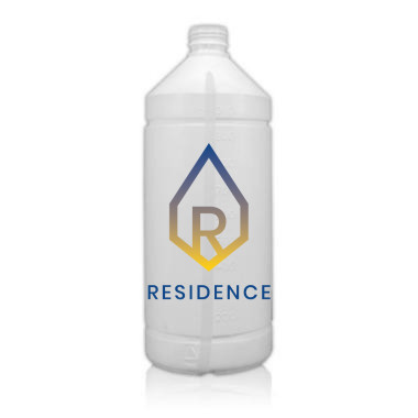 Flakon (500ml) PE. hengeres, natúr, fehér